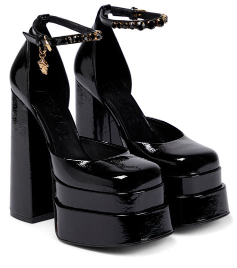 versace inspired platform heels|versace platform heels medusa.